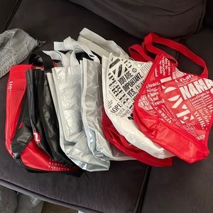 Lululemon shopping bags